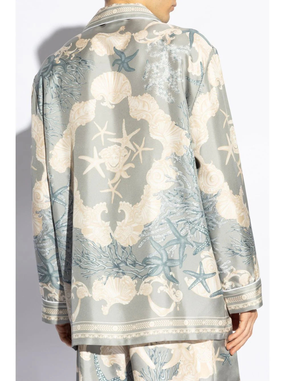 Versace  Barocco Sea silk shirt