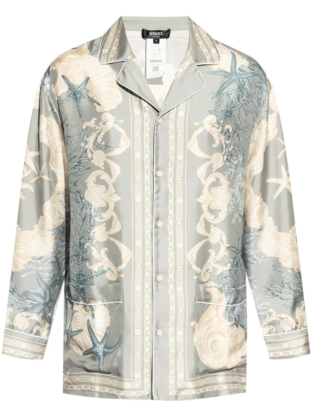 Versace  Barocco Sea silk shirt