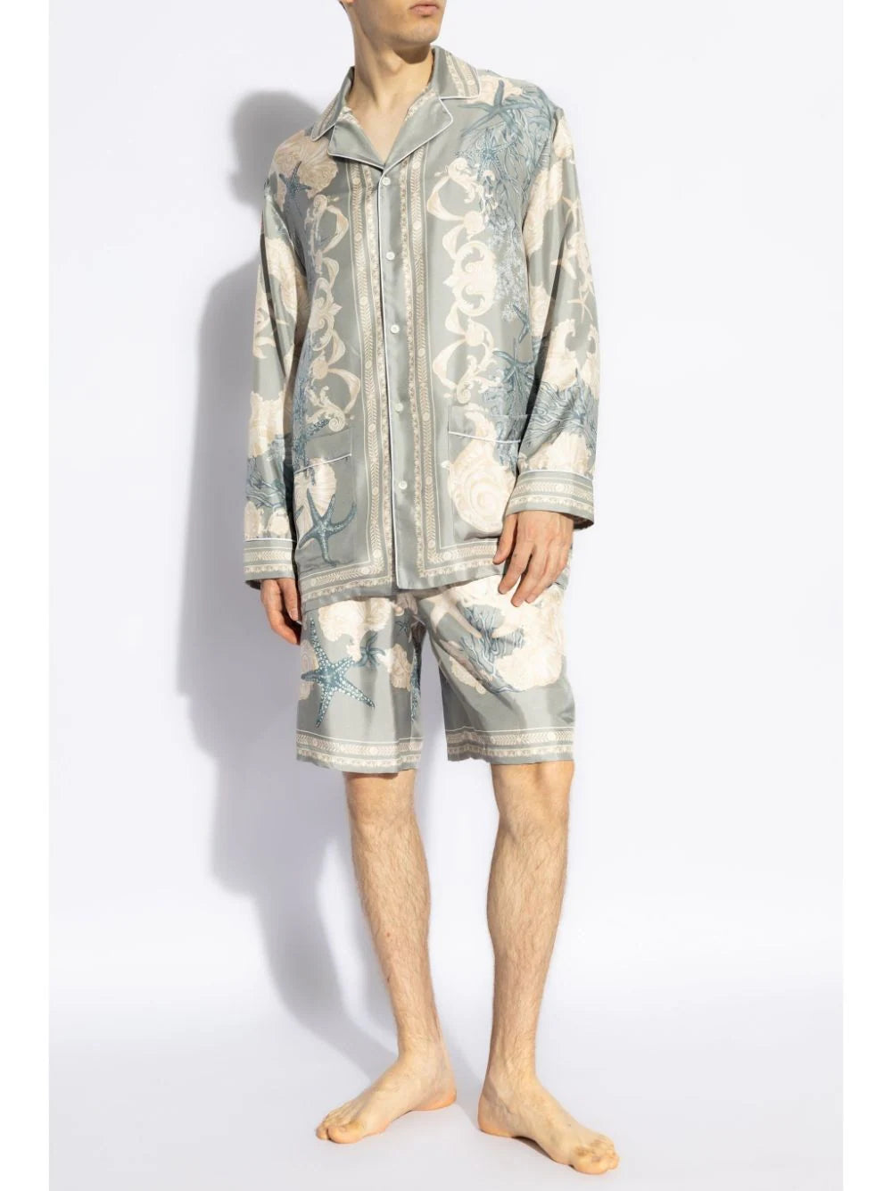Versace Barocco Sea silk shirt