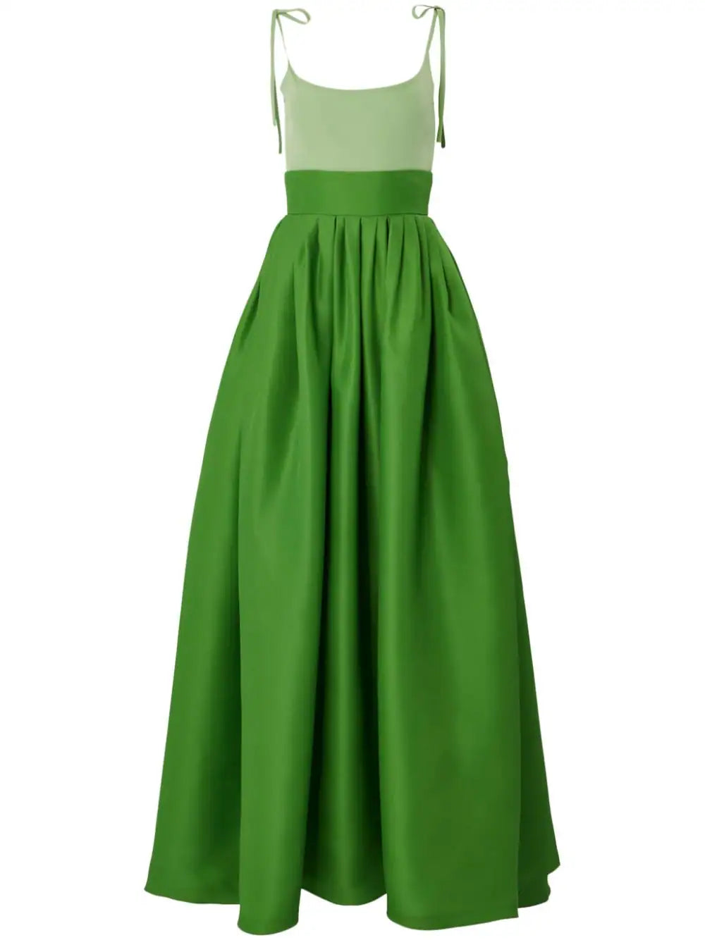 Carolina Herrera  two-tone silk gown
