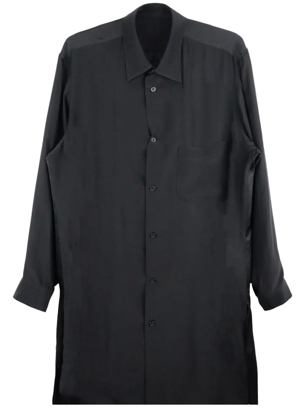 Yohji Yamamoto  illustration-print silk shirt