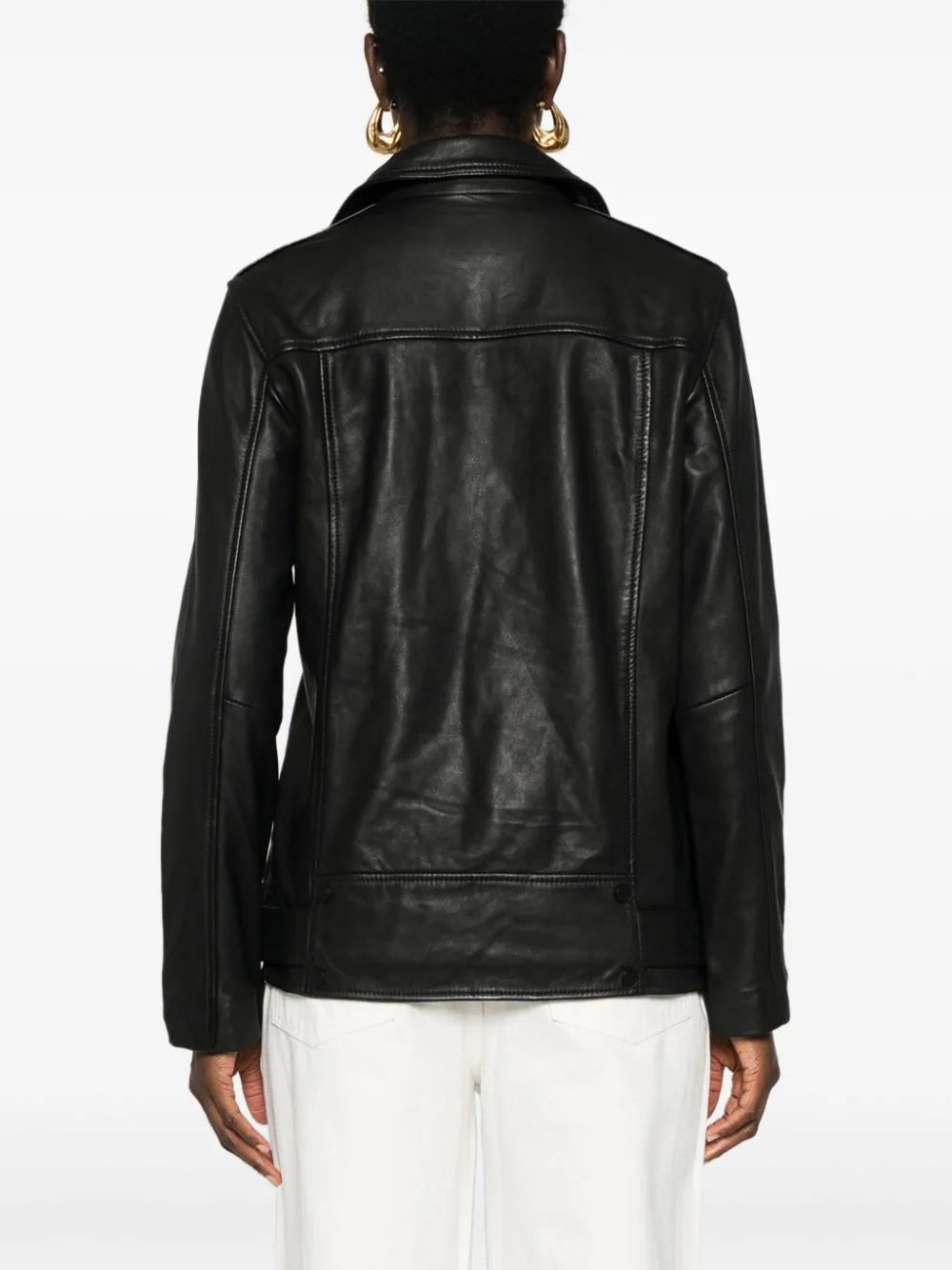 AllSaints Billie leather biker jacket - Image 4