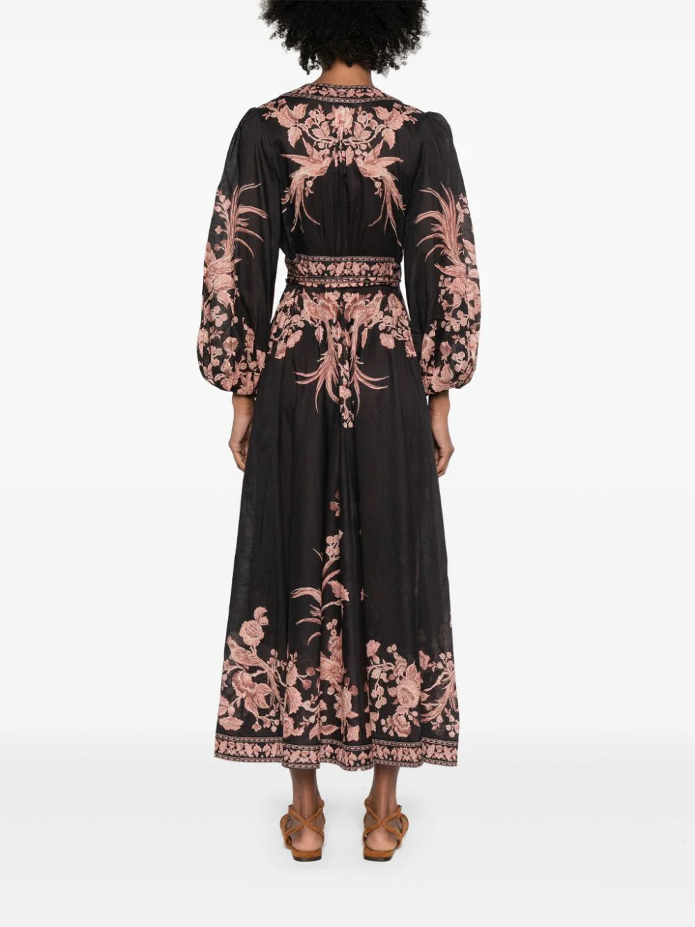 ZIMMERMANN  Waverly wrap midi dress