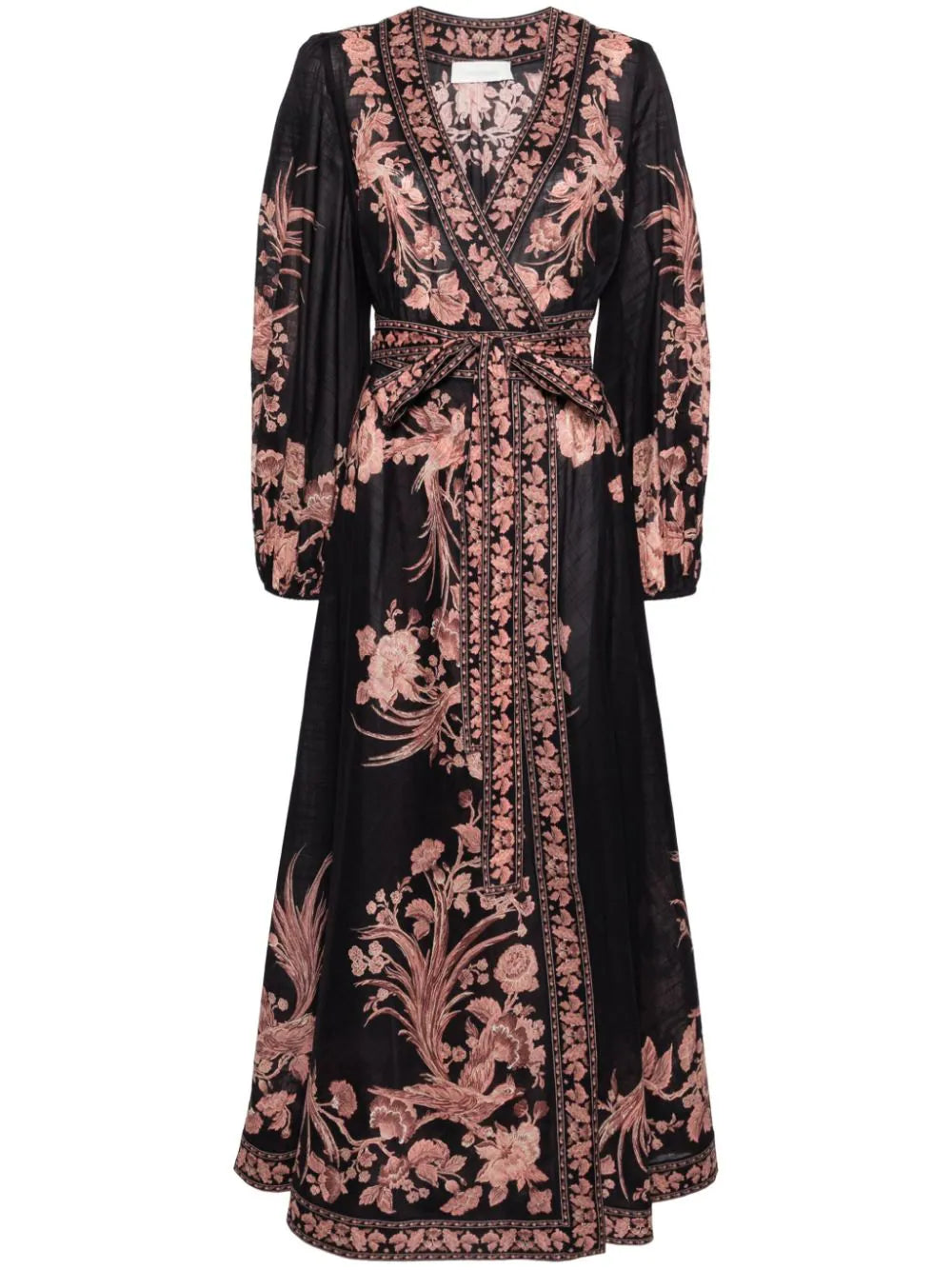 ZIMMERMANN  Waverly wrap midi dress
