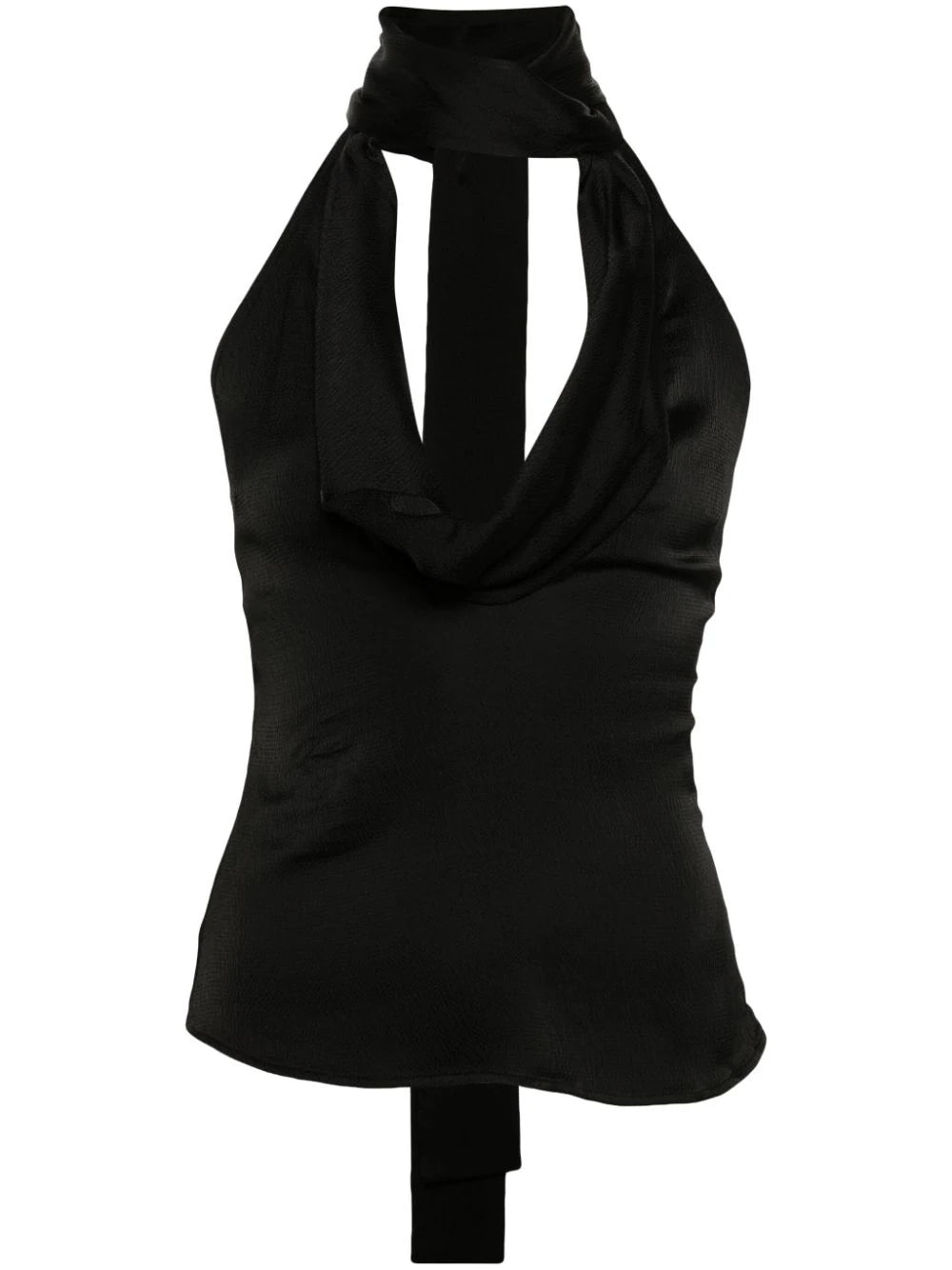 Blumarine  textured halterneck top