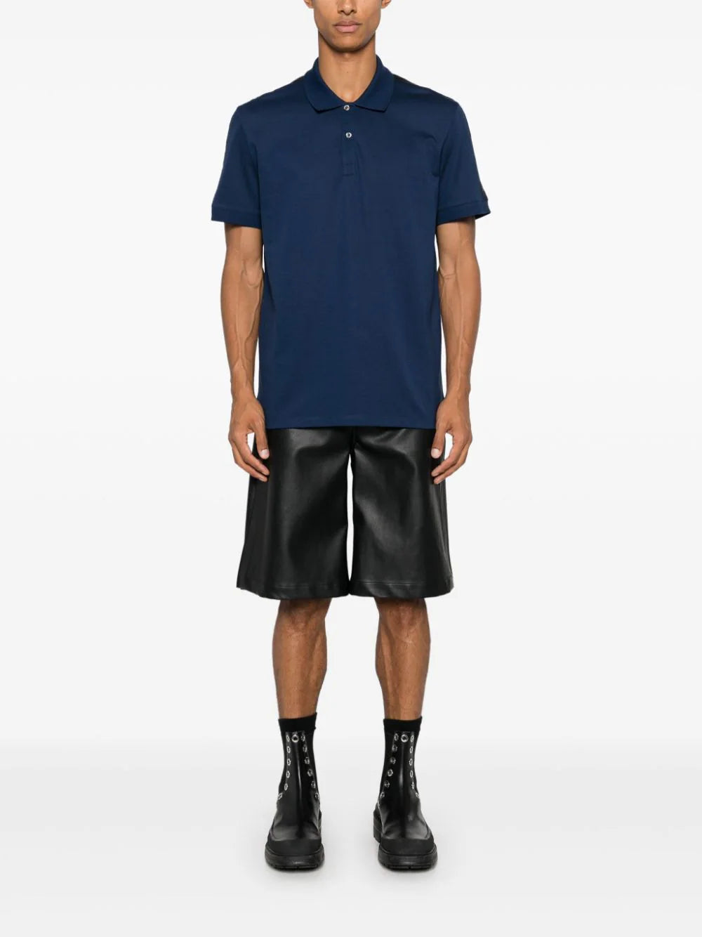 Alexander McQueen  logo-tape polo shirt