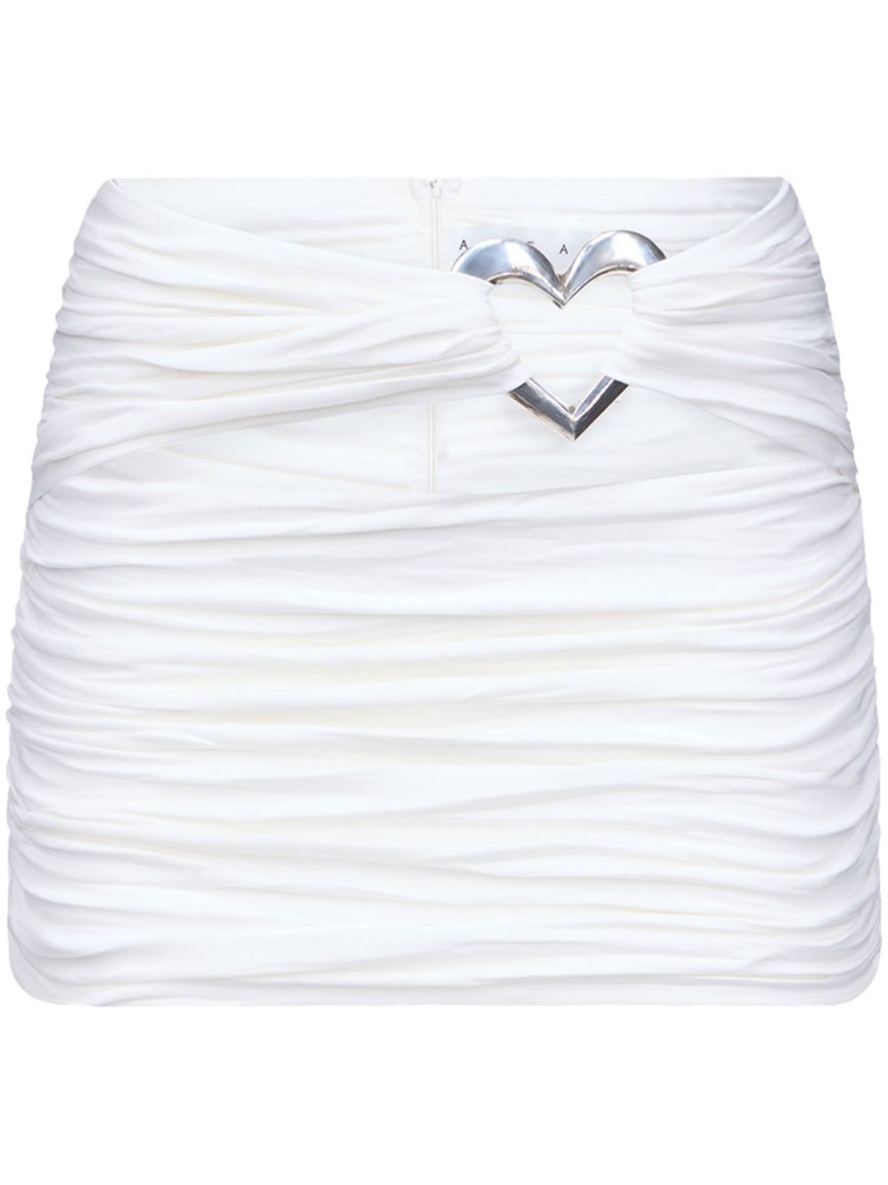 AREA  cut-out ruched miniskirt