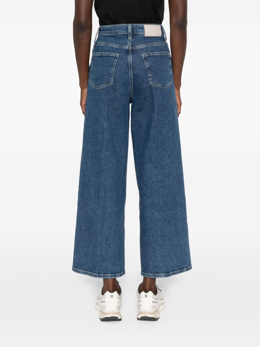 Calvin Klein  high-rise wide-leg jeans