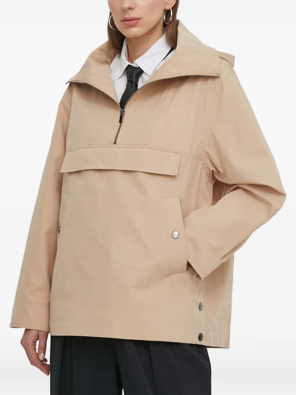 Ba&Sh  hooded half-zip jacket