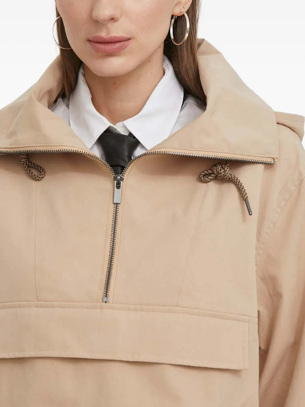 Ba&Sh  hooded half-zip jacket
