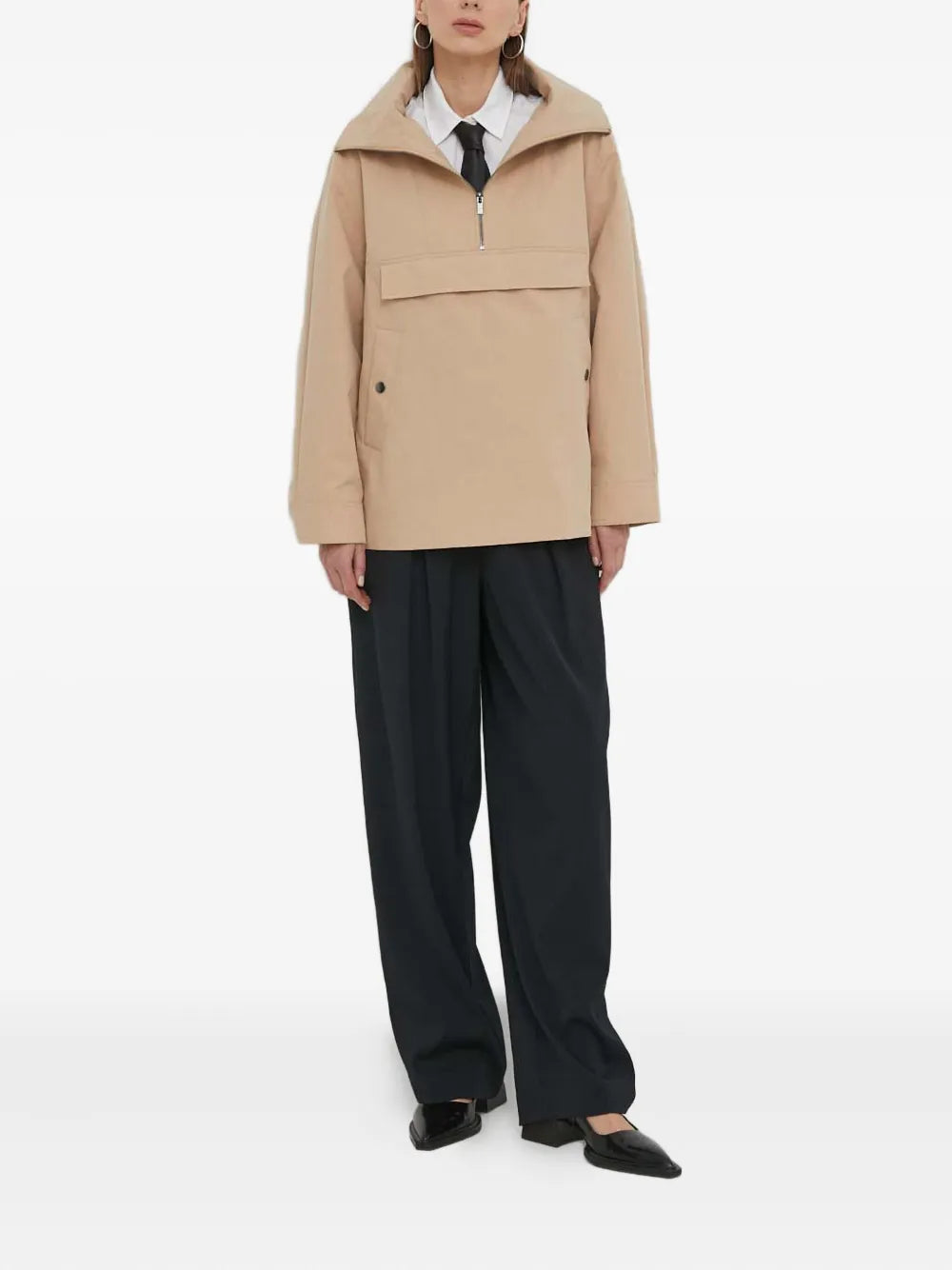 Ba&Sh  hooded half-zip jacket