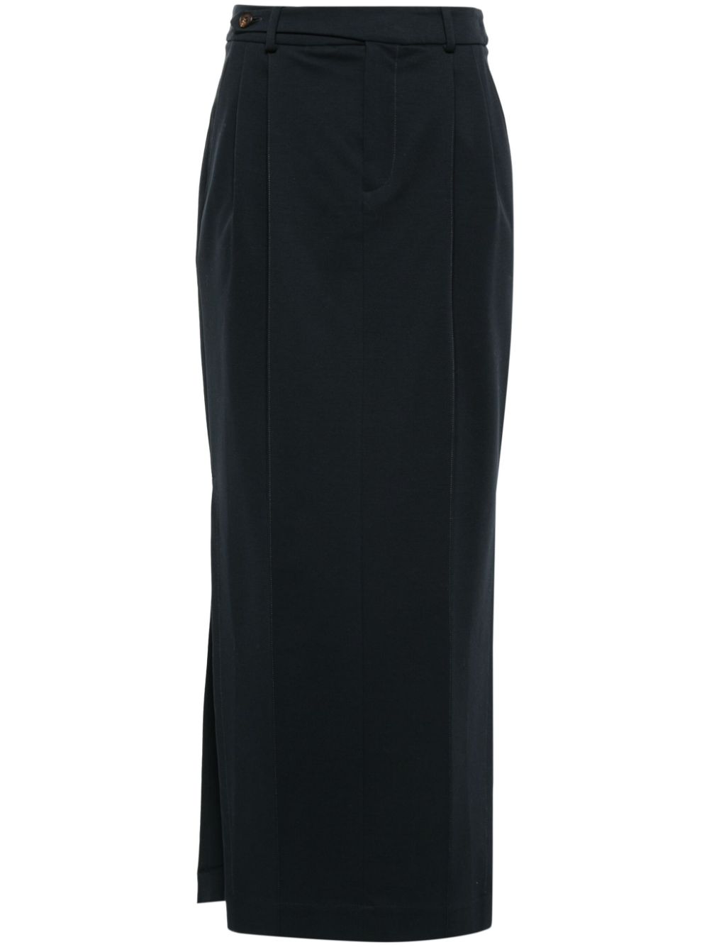 Brunello Cucinelli  pleat-detailing pencil skirt