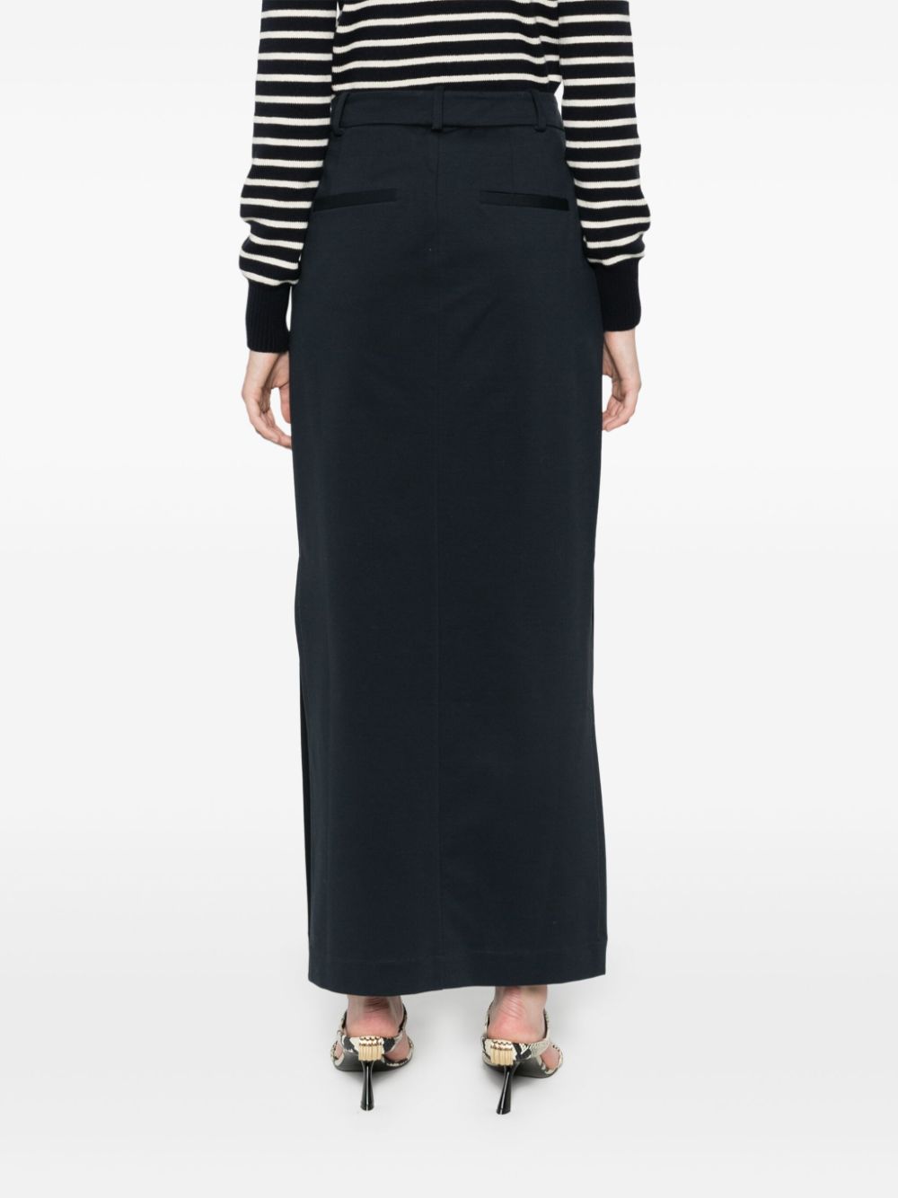 Brunello Cucinelli  pleat-detailing pencil skirt