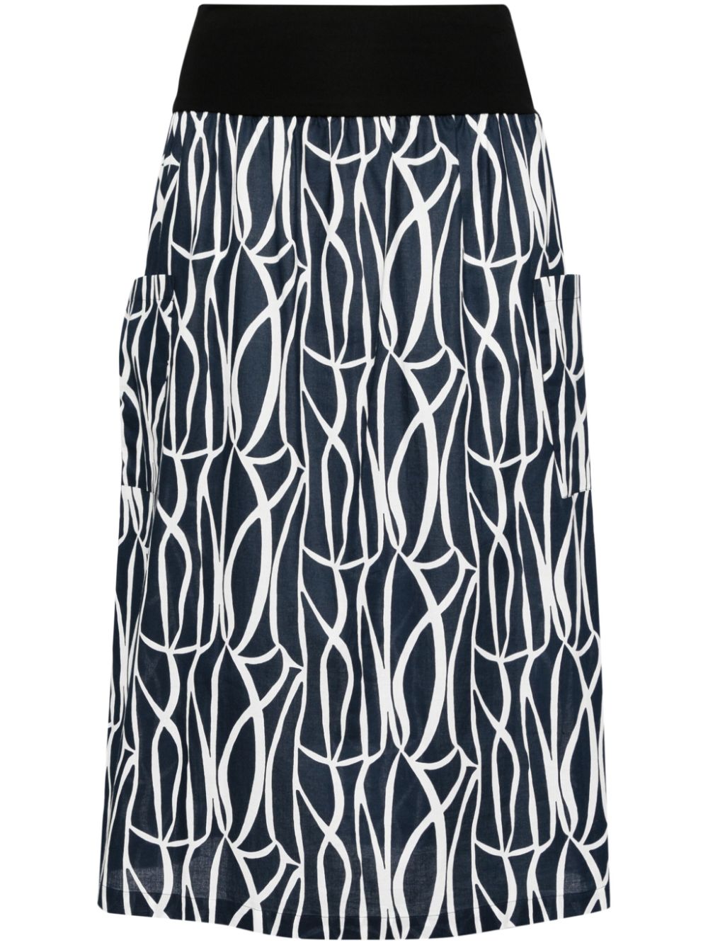 agnès b.  cotton a-line skirt