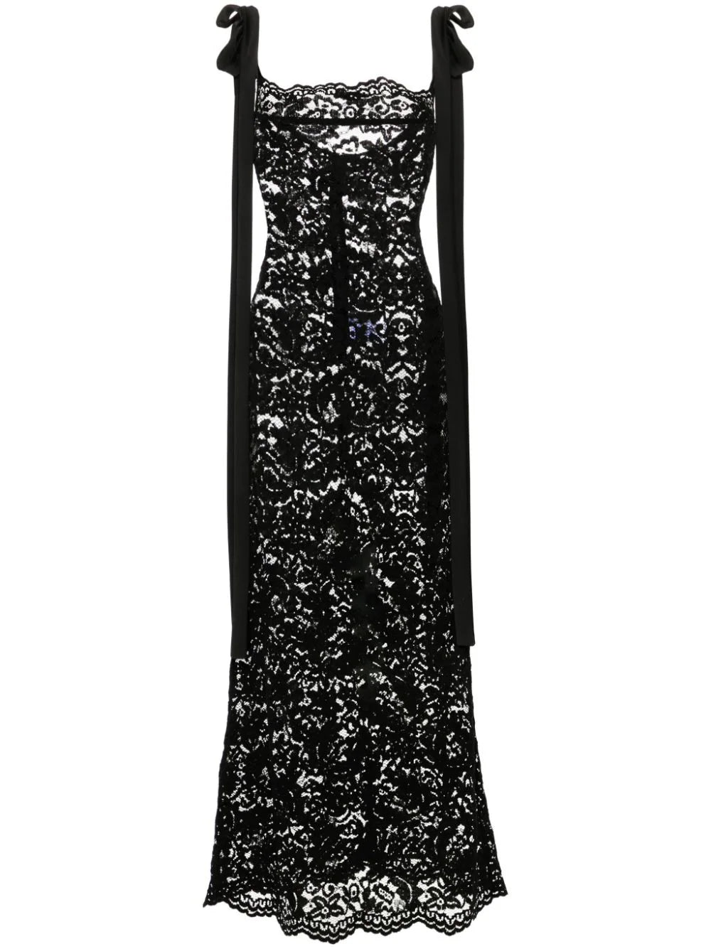 Atu Body Couture  x Rue Ra corded-lace maxi dress