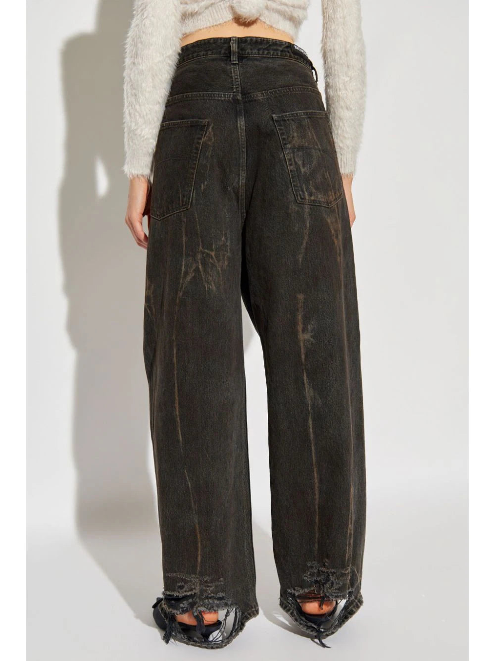 Balenciaga vintage effect jeans