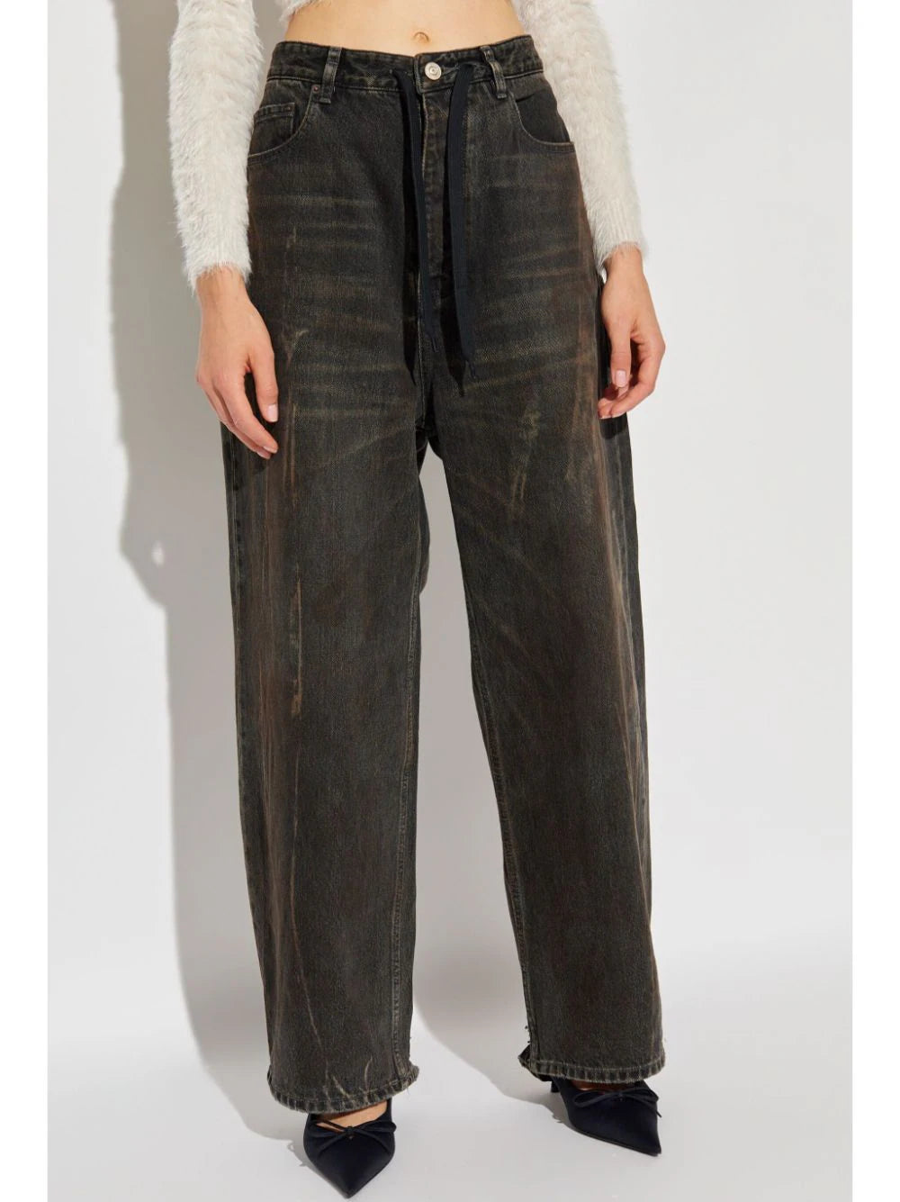 Balenciaga vintage effect jeans