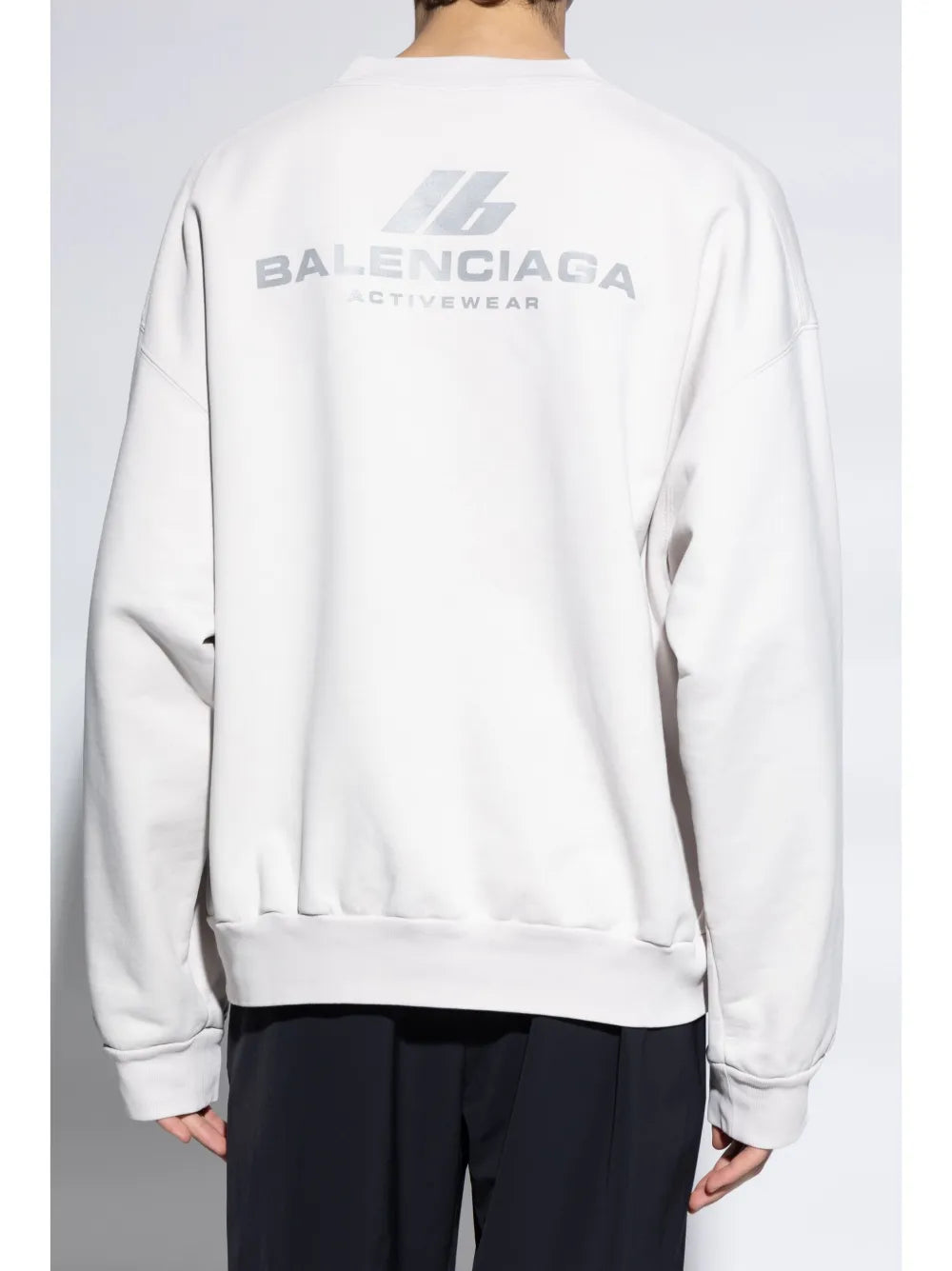 Balenciaga logo-print cotton sweatshirt