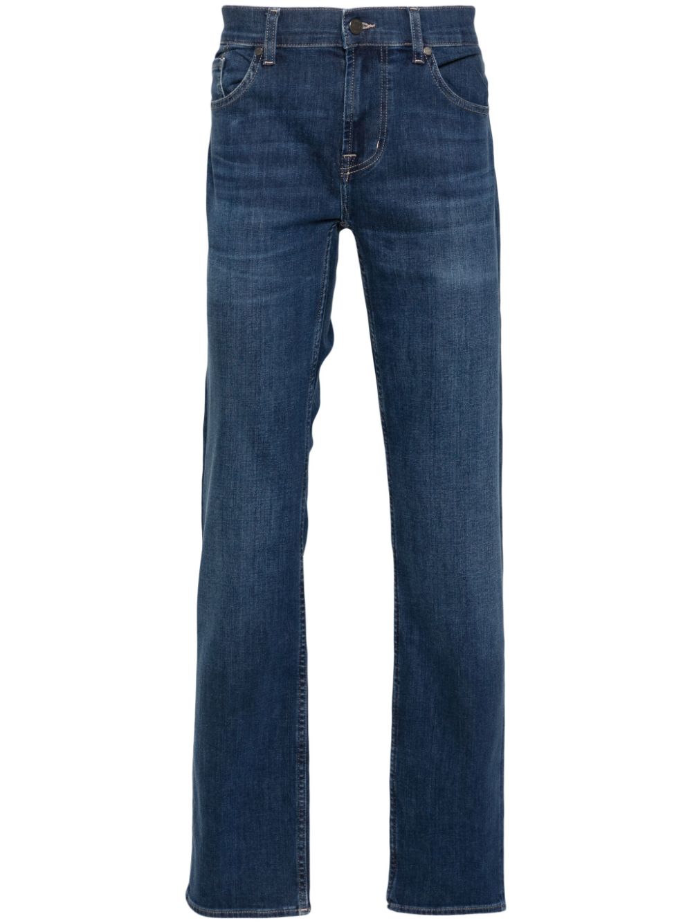 7 For All Mankind  Standard mid-rise straight-leg jeans