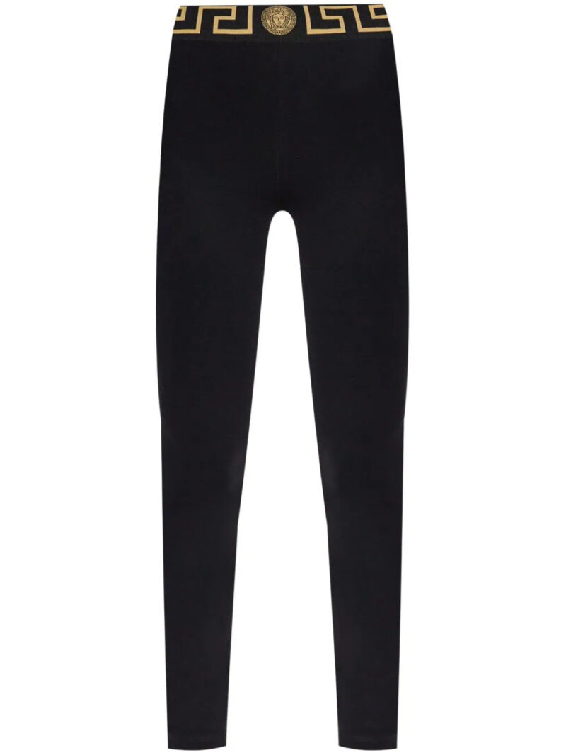 Versace  Greca-waistband high-waist leggings