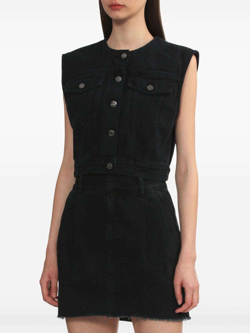 AGOLDE collarless vest