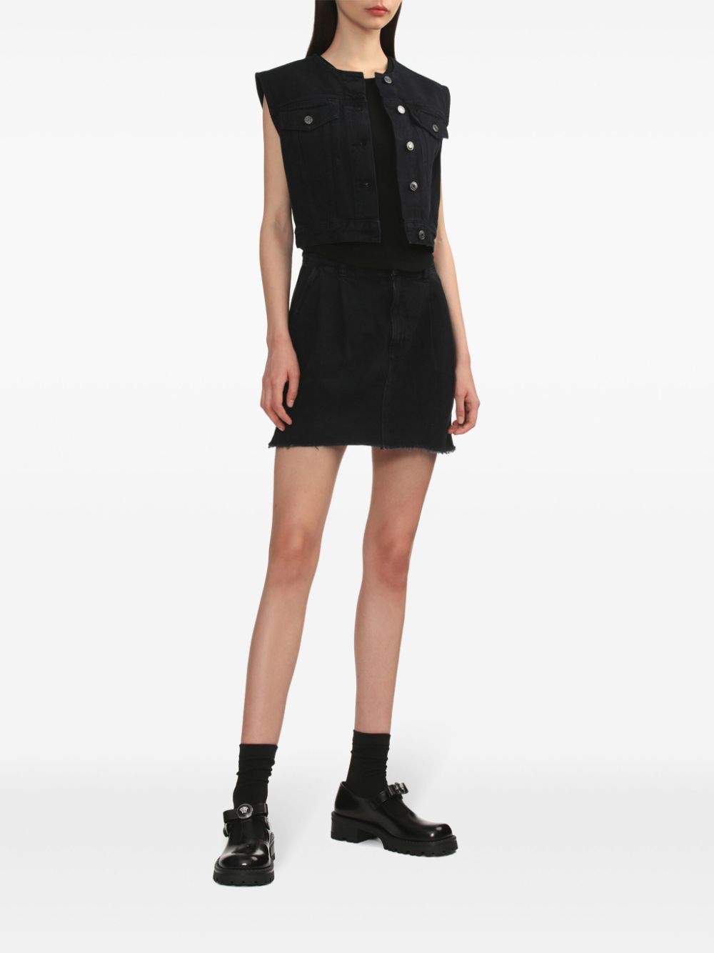 AGOLDE collarless vest
