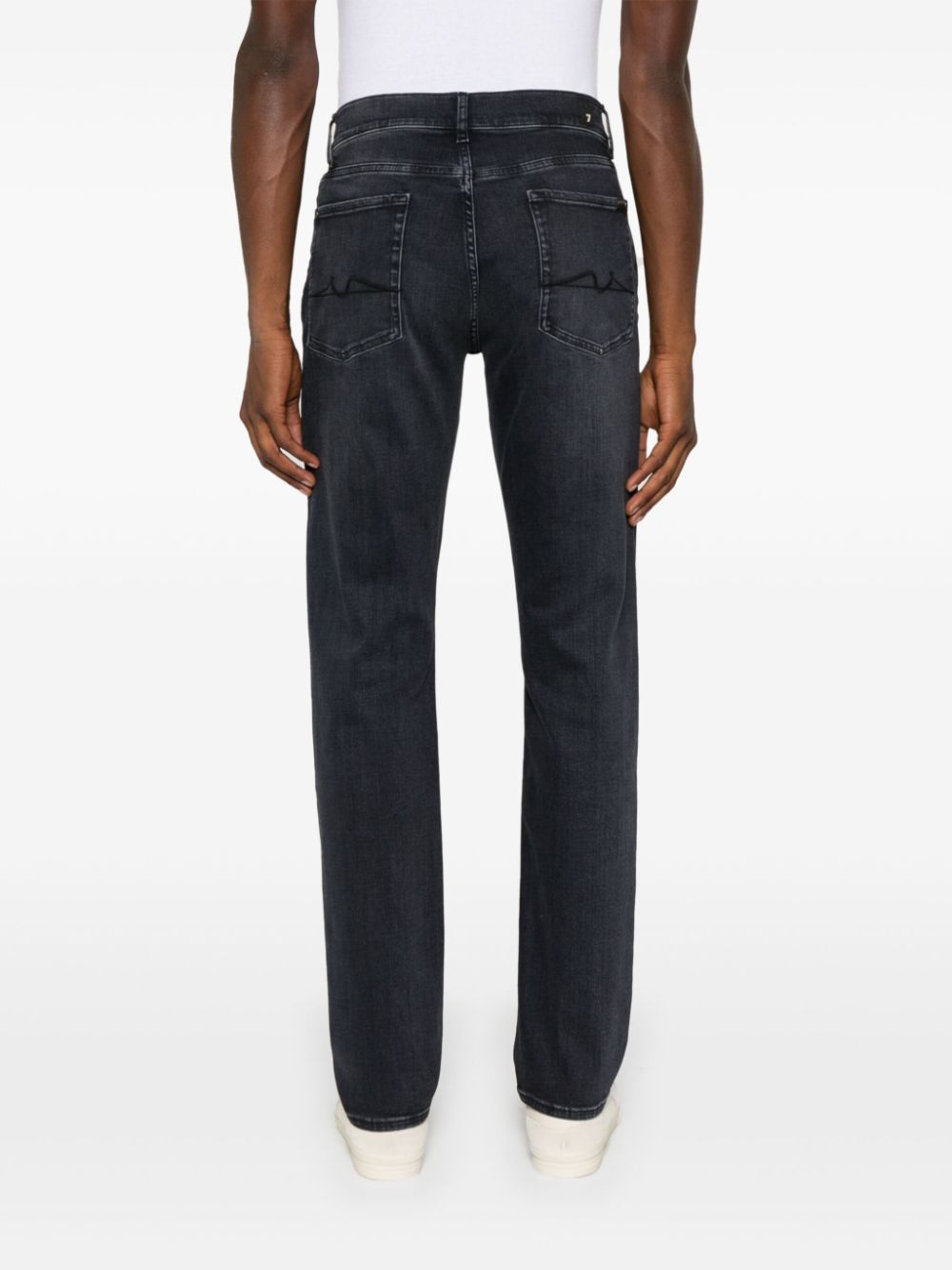 7 For All Mankind Slimmy Luxe Performance mid-rise slim-cut jeans