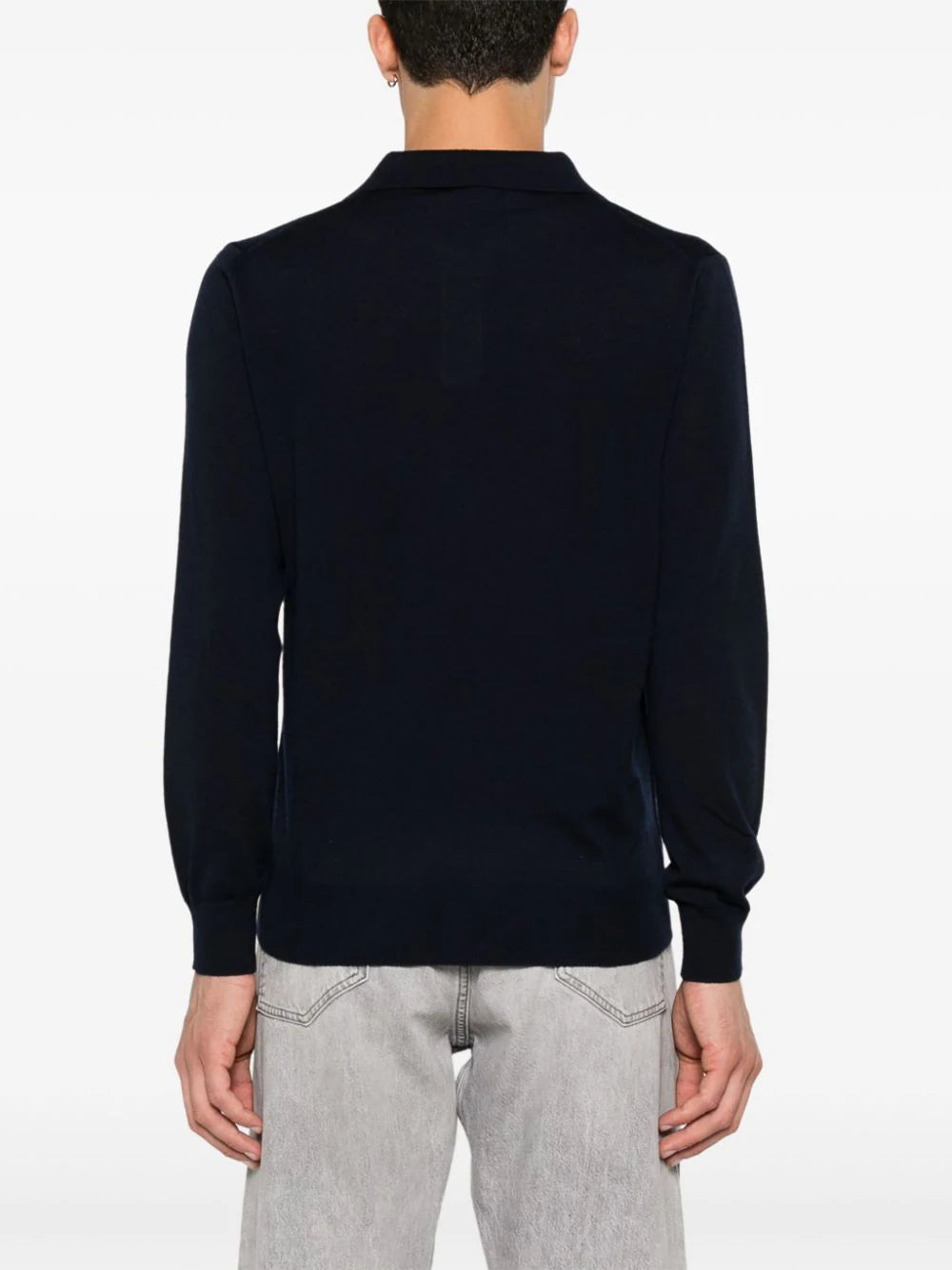 Canali  merino wool polo shirt