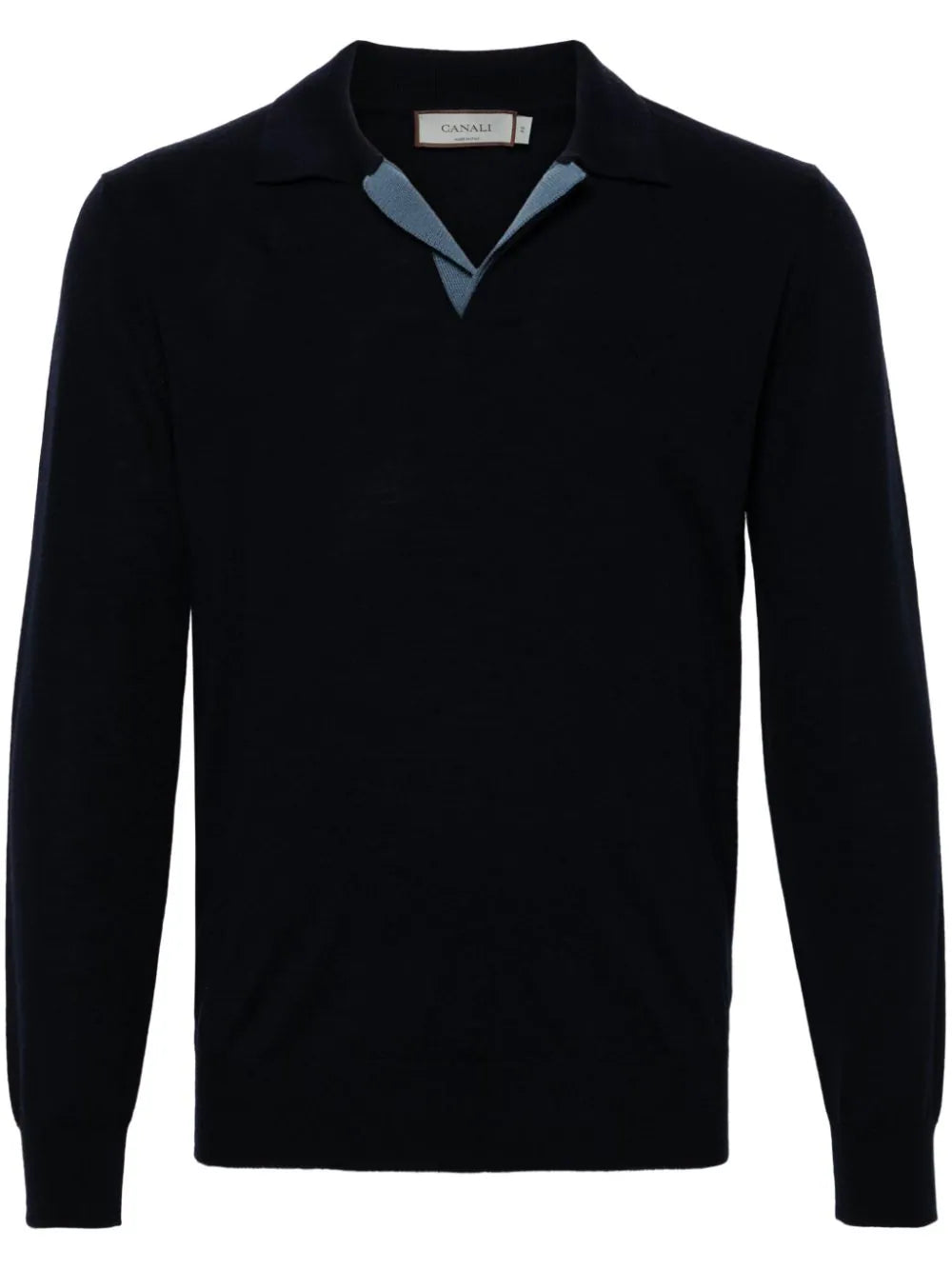 Canali  merino wool polo shirt
