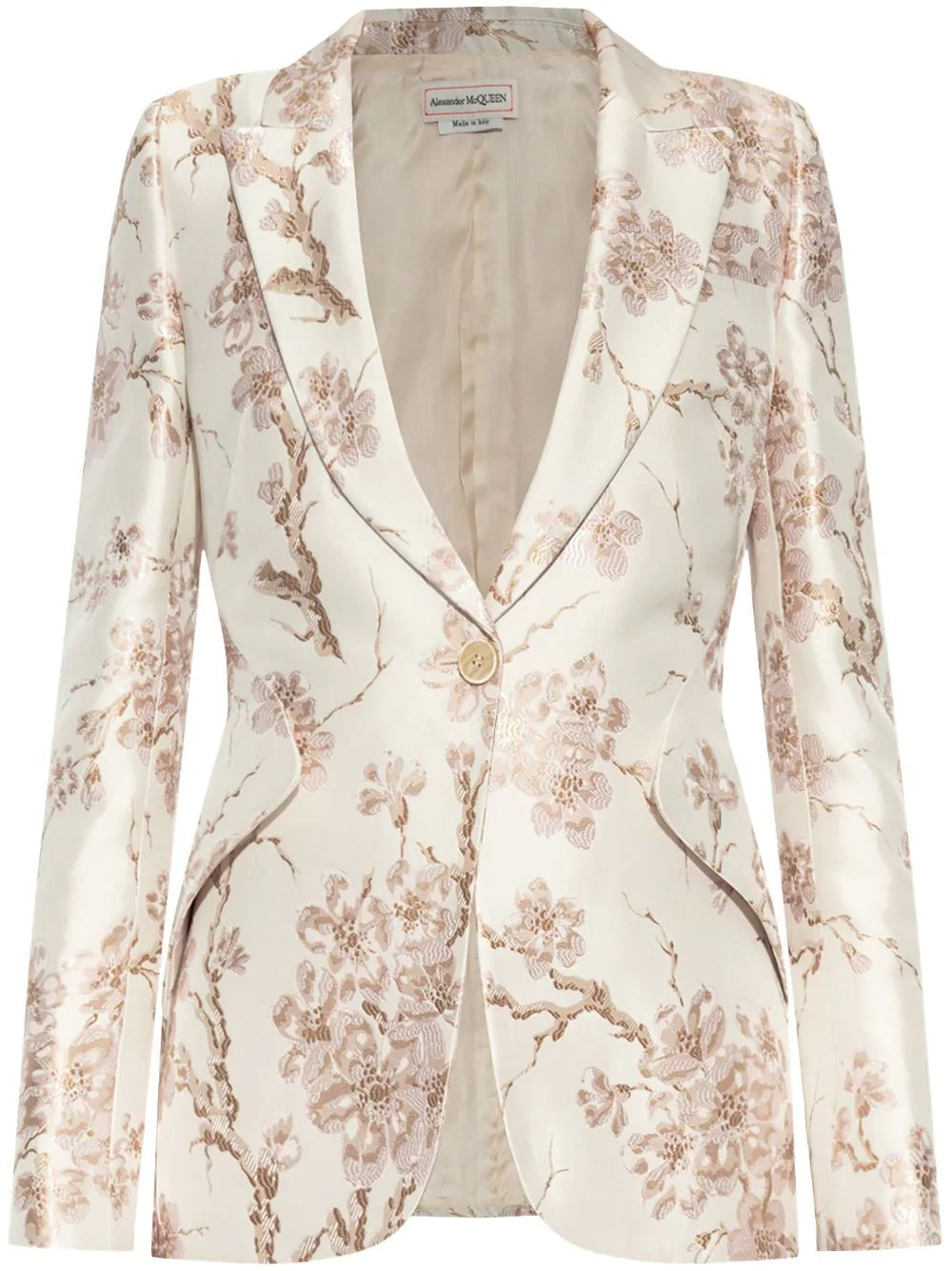 Alexander McQueen  floral-pattern jacket