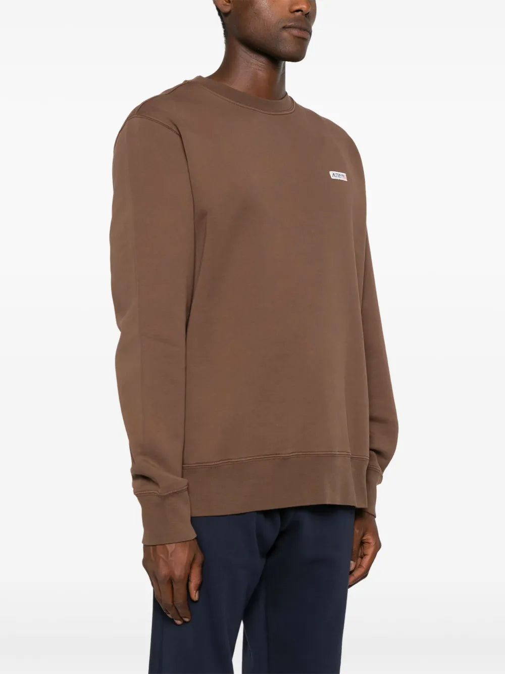 Autry  logo-patch cotton sweatshirt