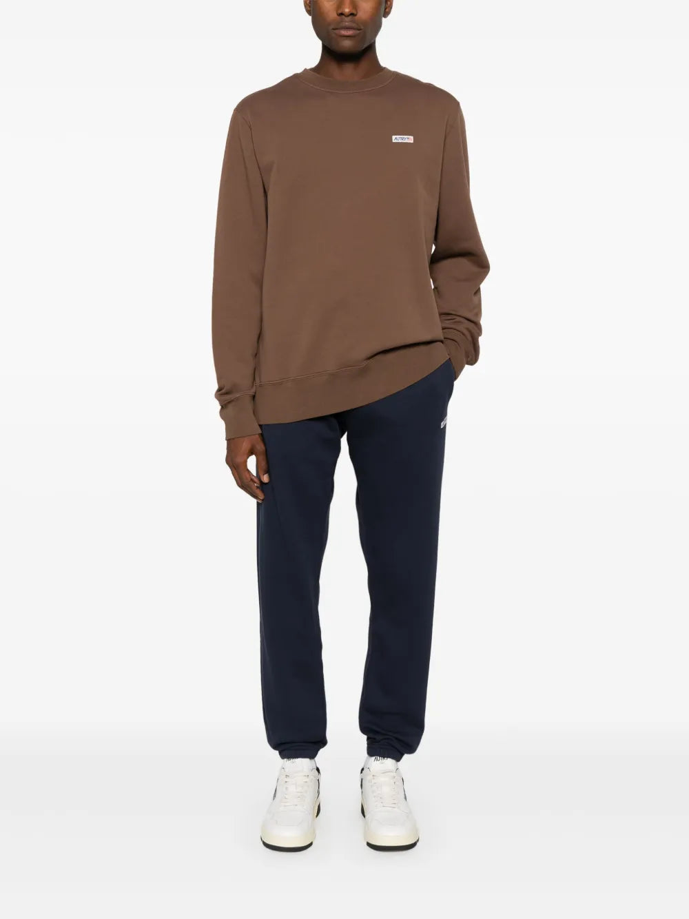 Autry  logo-patch cotton sweatshirt