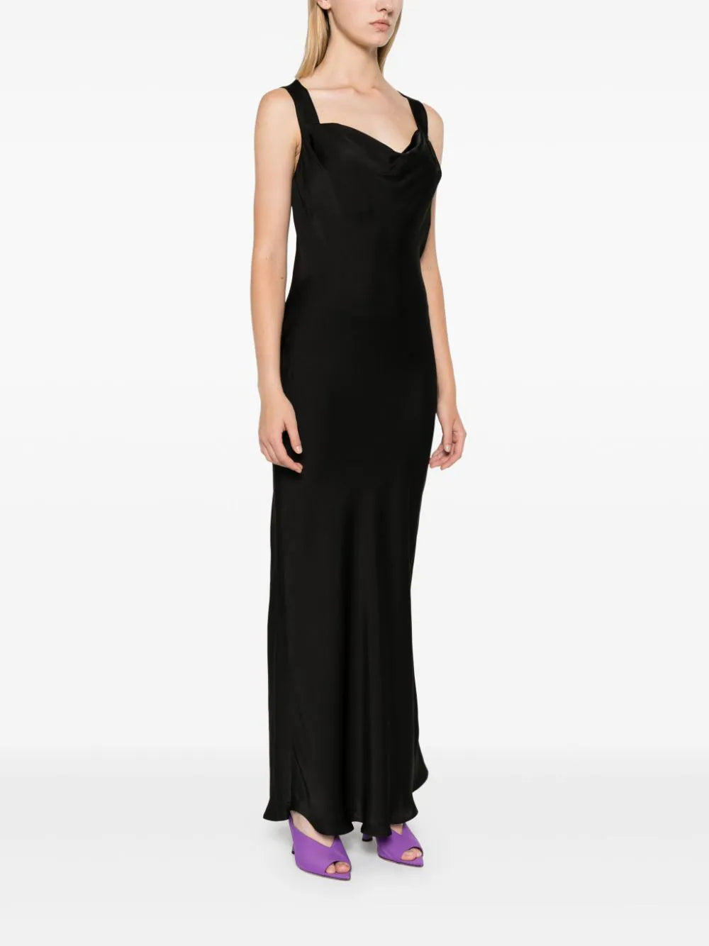 Blugirl  draped satin tube dress