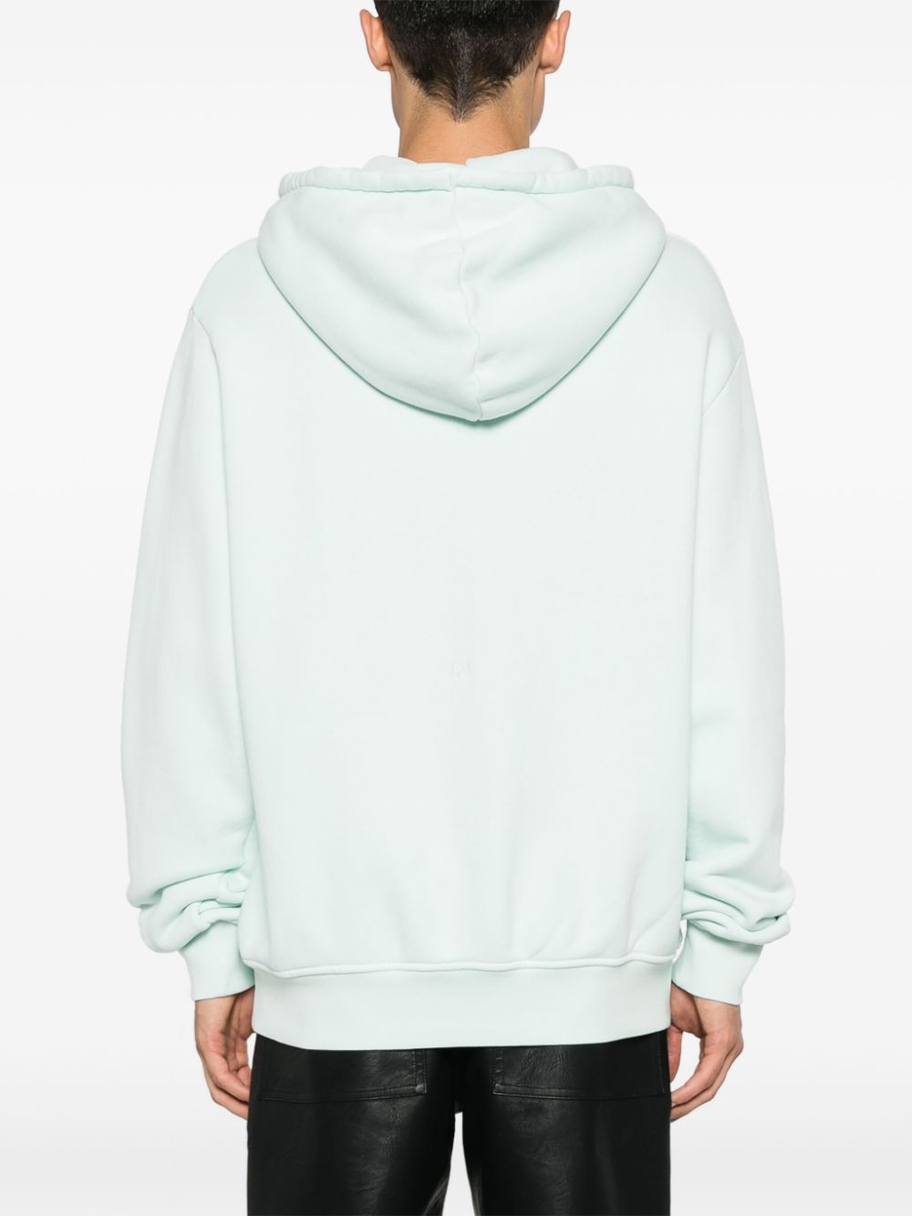 424  logo-embroidered hoodie