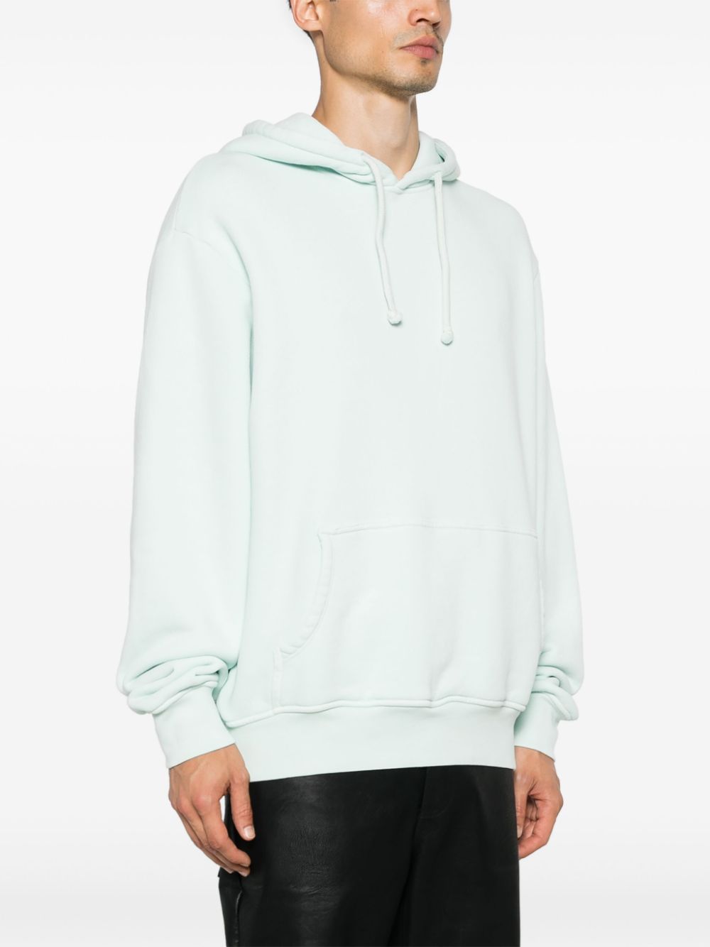424  logo-embroidered hoodie