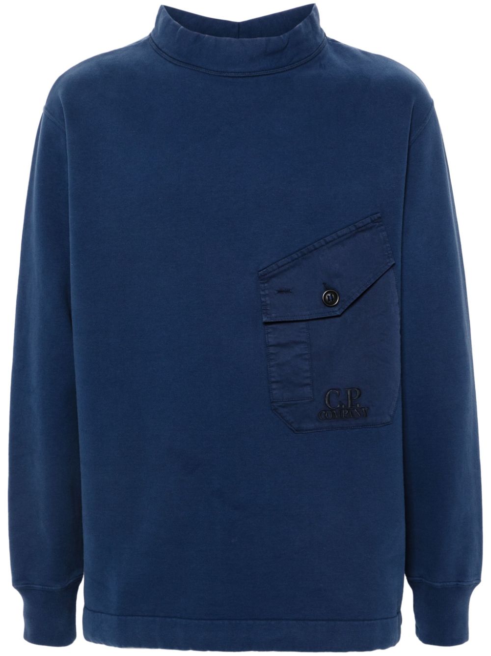 C.P. Company  logo-embroidered sweatshirt