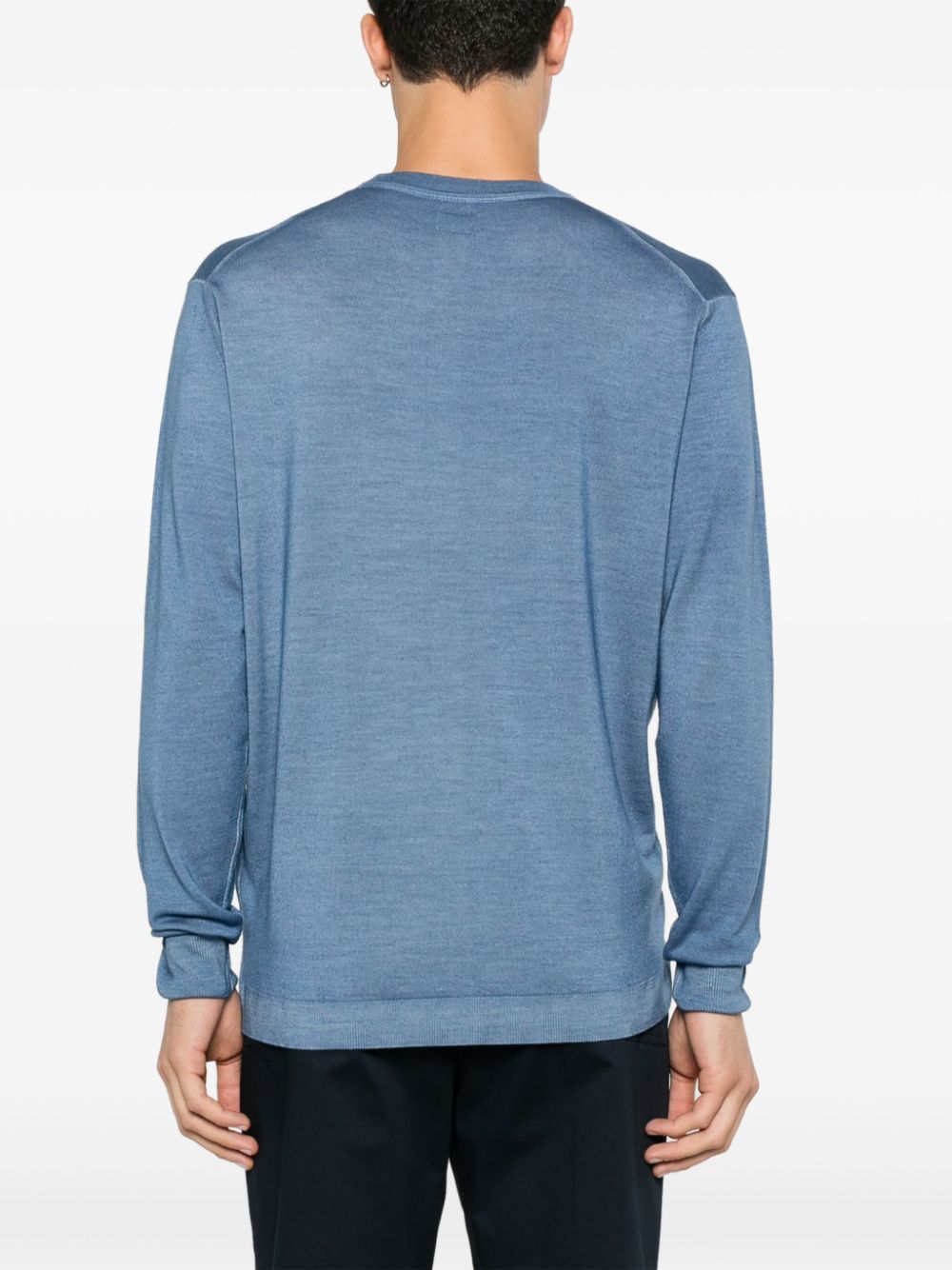 C.P. Company logo-patch sweater