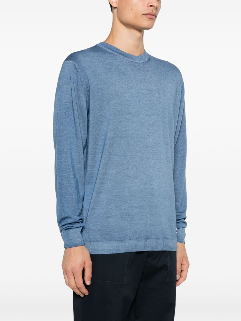 C.P. Company logo-patch sweater