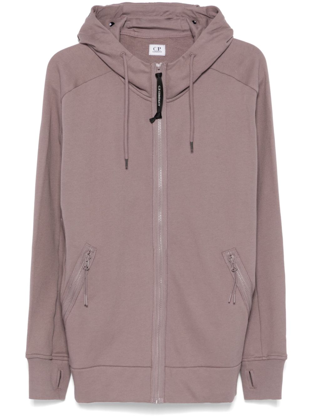 C.P. Company  Goggles-detail zip-up hoodie