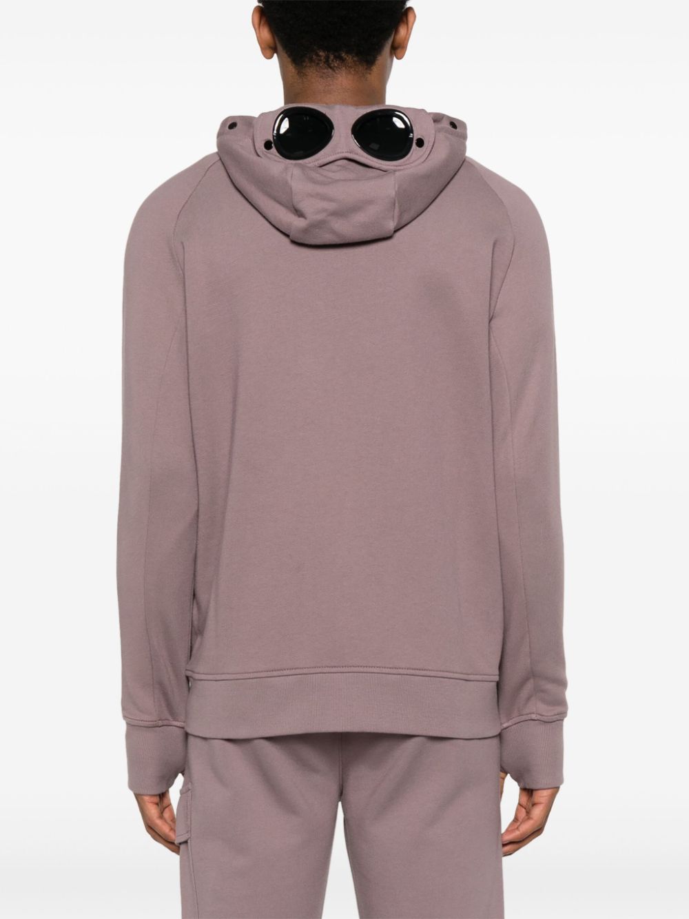C.P. Company  Goggles-detail zip-up hoodie
