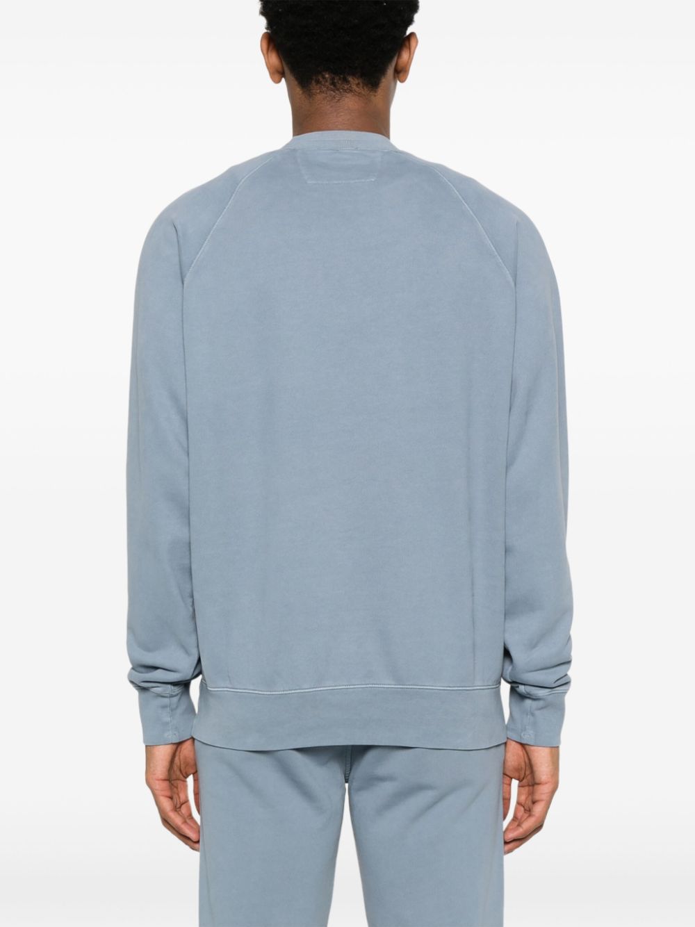 C.P. Company  logo-embroidered fleece sweatshirt