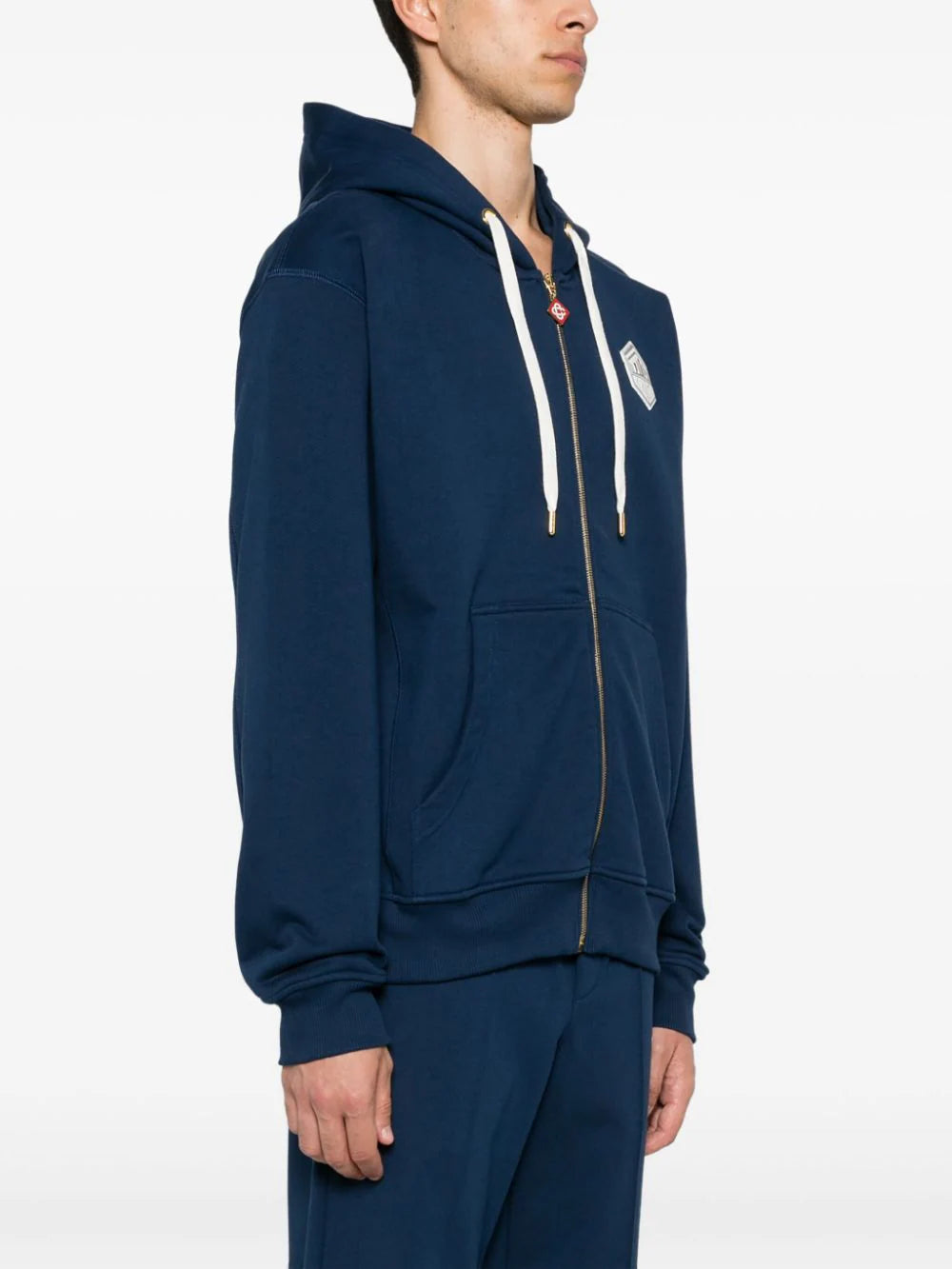 Casablanca rubberised-logo hoodie