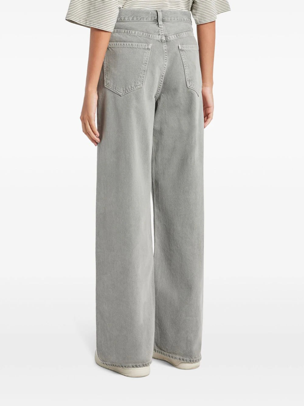 AGOLDE  high-rise cotton jeans