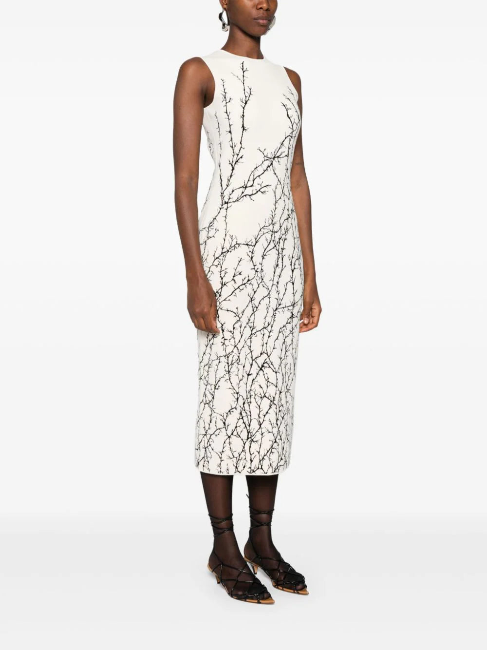 Alexander McQueen Thorn Branches midi dres