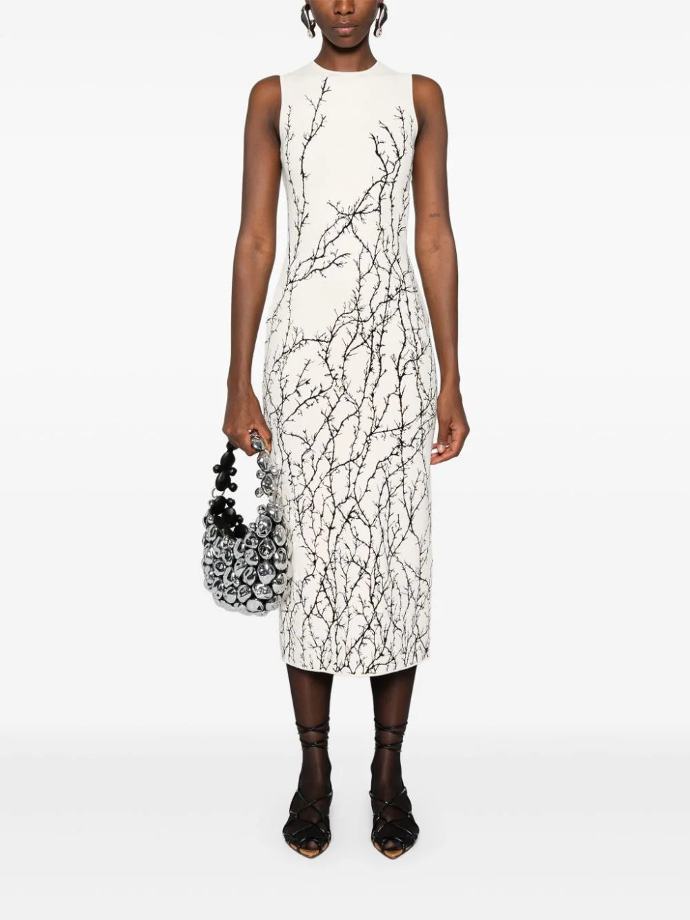 Alexander McQueen Thorn Branches midi dres