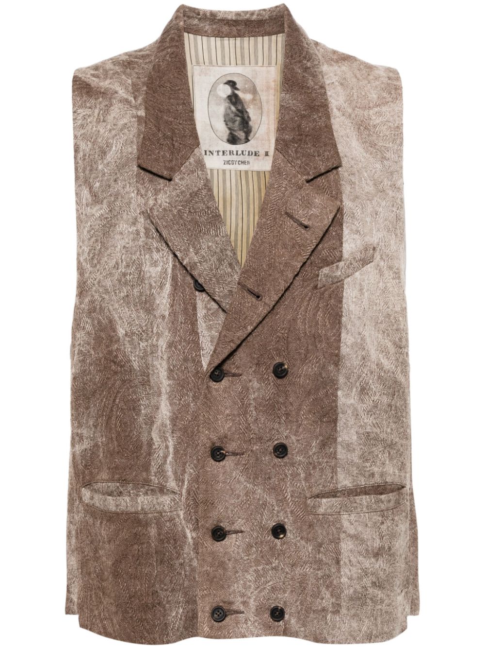 Ziggy Chen  distressed gilet