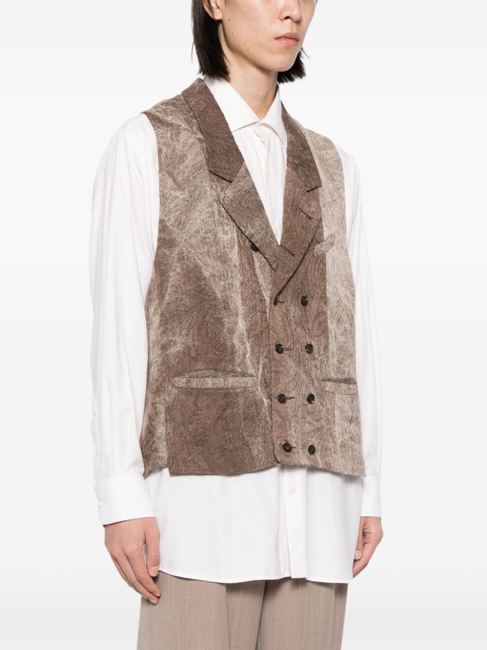 Ziggy Chen  distressed gilet