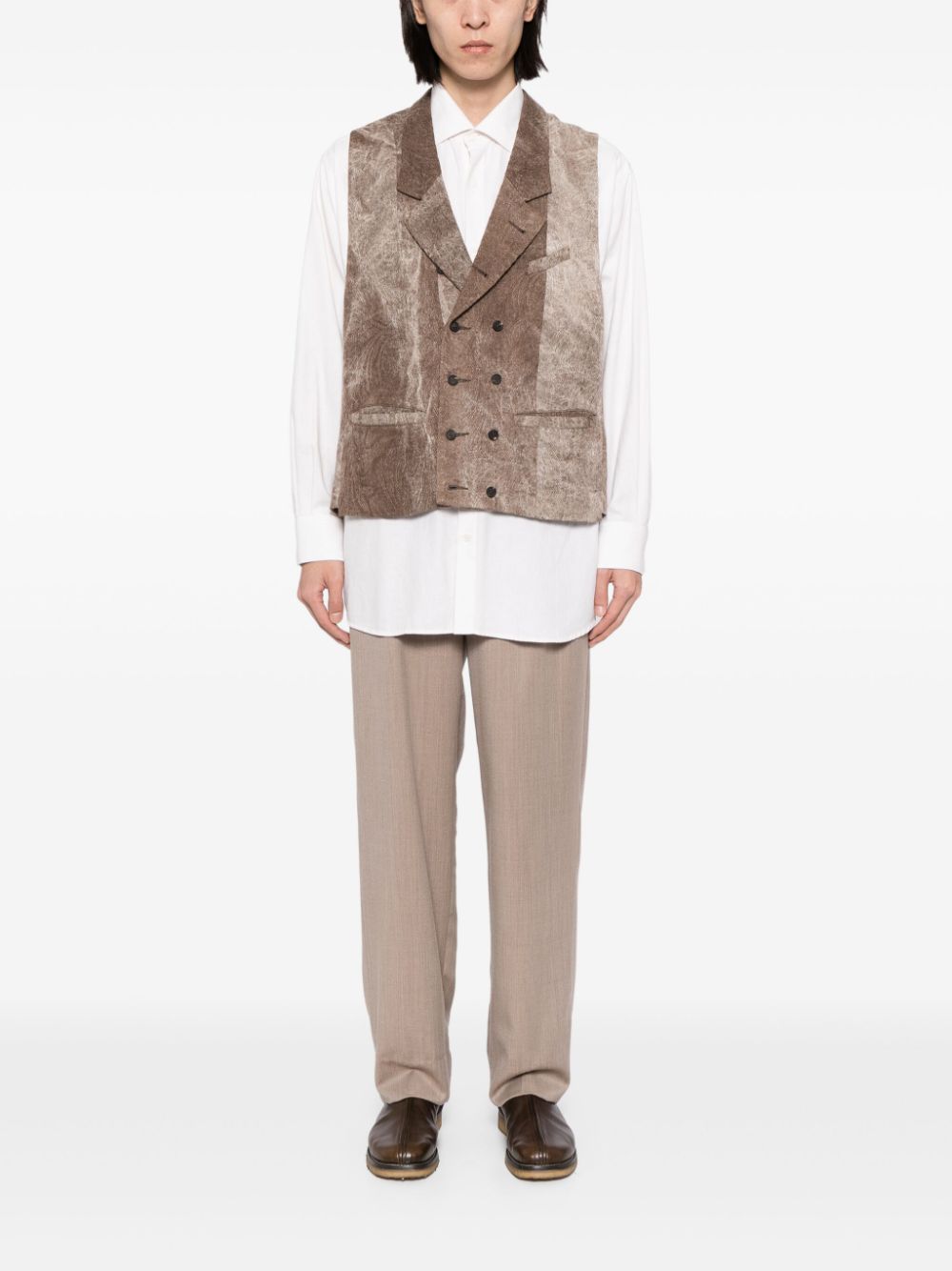 Ziggy Chen  distressed gilet