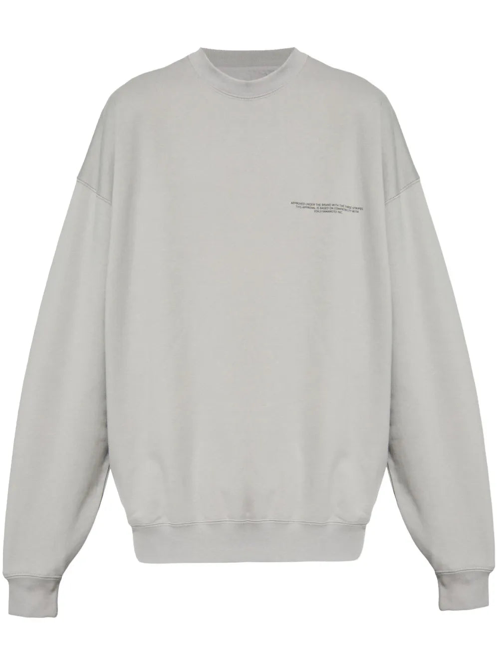 Y-3  logo-printed crew neck sweatshirt