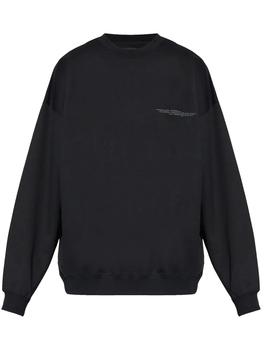 Y-3  logo-printed crew neck sweatshirt